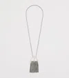 Weekend Max Mara Pasticcino Bag Pendant Necklace In Gray