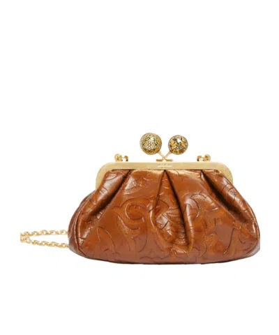 Weekend Max Mara Pasticcino Bag Small In Pelle Liscia In Brown