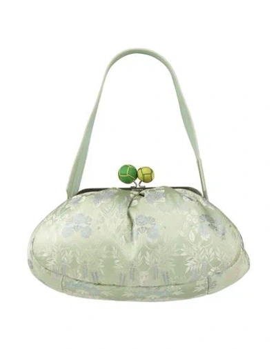 Weekend Max Mara Pasticcino Bag Woman Handbag Light Green Size - Silk