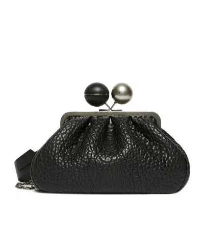Weekend Max Mara Pasticcino Clutch Bag In Black
