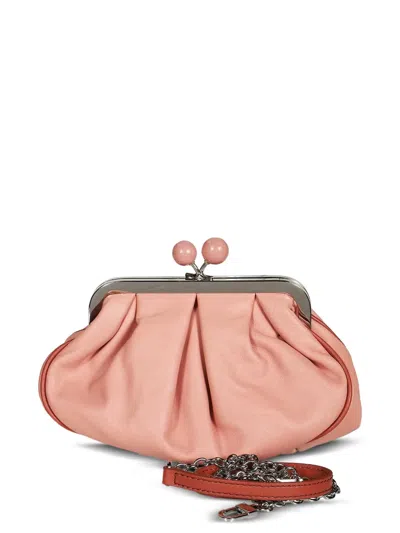 Weekend Max Mara Pasticcino Clutch Bag In Pink