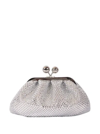 Weekend Max Mara Pasticcino Clutch Bag In Blue