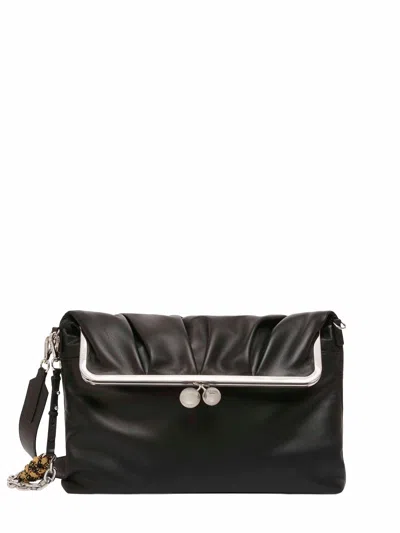 Weekend Max Mara Pasticcino Clutch In Black