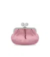 Weekend Max Mara Pasticcino Emmy Small Pink Clutch Bag