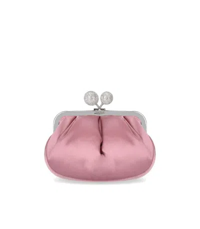 Weekend Max Mara Pasticcino Emmy Small Pink Clutch Bag