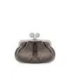 Weekend Max Mara Pasticcino Emmy Small Piombo Clutch Bag