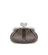 Weekend Max Mara Pasticcino Emmy Small Piombo Clutch Bag
