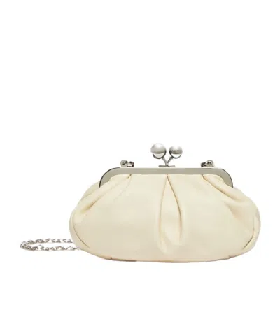 Weekend Max Mara Pasticcino Logo Shoulder Bag In Nude