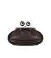 Weekend Max Mara Pasticcino Milvanew Medium Dark Brown Clutch In Brown