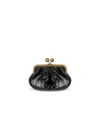 Weekend Max Mara Pasticcino Navetta Small Black Clutch In Black