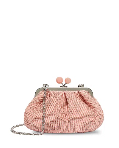 Weekend Max Mara Pasticcino Palmas Mini Handbag In Pink