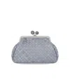 Weekend Max Mara Pasticcino Pancia Medium Nuvola Clutch In Blue