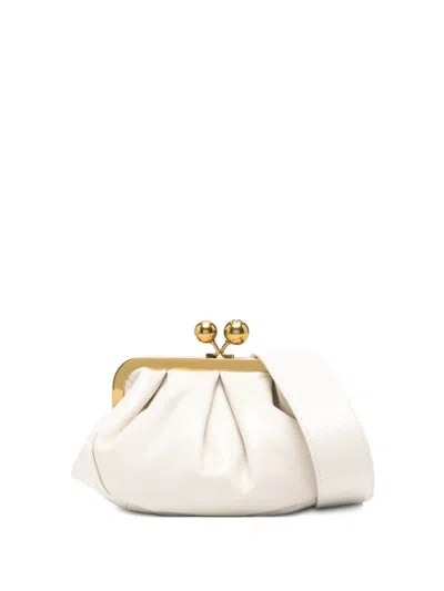 Weekend Max Mara Pasticcino Pleated Shoulder Bag In Neutral