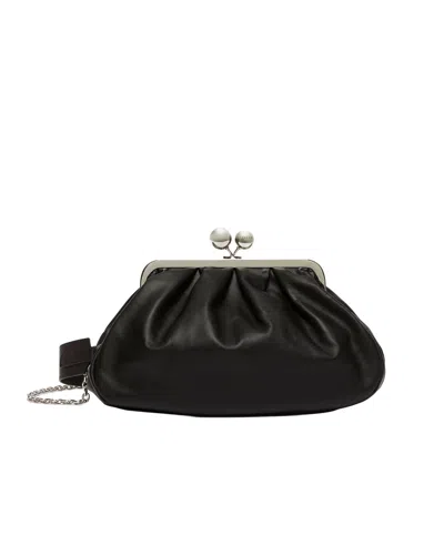 Weekend Max Mara Pasticcino Shoulder Bag In Black
