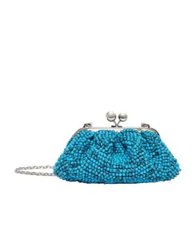 Weekend Max Mara Pasticcino Shoulder Bag In Blue