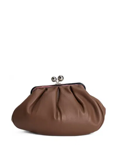 Weekend Max Mara Pasticcino Shoulder Bag In Brown
