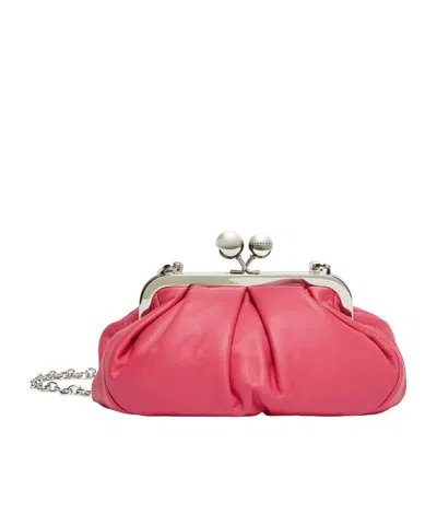 Weekend Max Mara Pasticcino Small Logo Shoulder Bag In Red