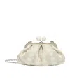Weekend Max Mara Pasticcino Small Shoulder Bag In White