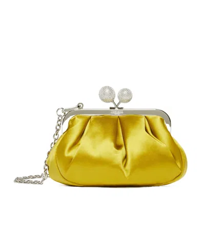Weekend Max Mara Pasticcino Small Shoulder Bag In Yellow