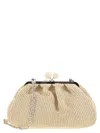Weekend Max Mara Fortuna Chained Medium Pasticcino Bag In Nude