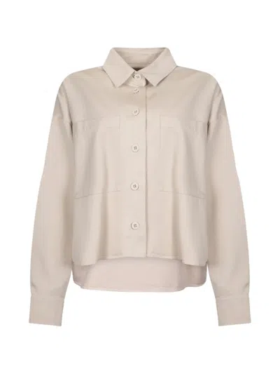 Weekend Max Mara Patch-pocket Button Shirt In Multi