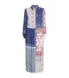 Weekend Max Mara Printed Viscose Shirt Dress In Blue