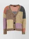 Weekend Max Mara Multicolor Acrylic Blend Camera Cardigan
