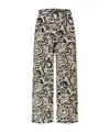 Weekend Max Mara Printed Trousers With Pockets And Belt Loops