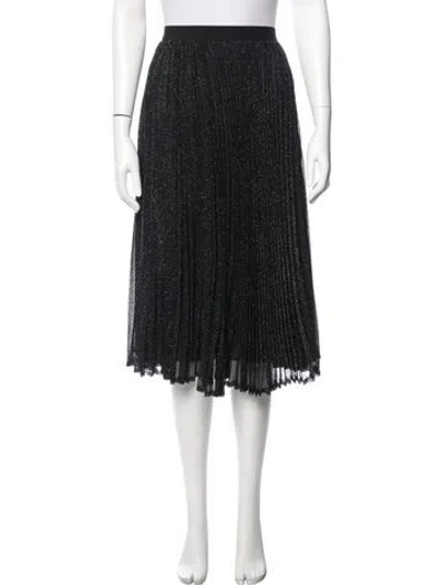Pre-owned Weekend Max Mara Patterned Midi Length Skirt In Blue
