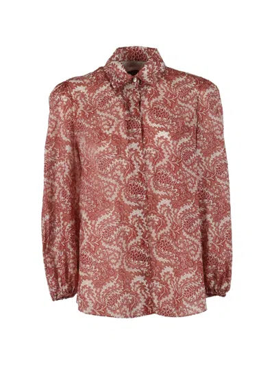 Weekend Max Mara Patterned Shirt In Red