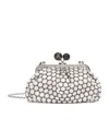 Weekend Max Mara Patterned Shoulder Bag In White