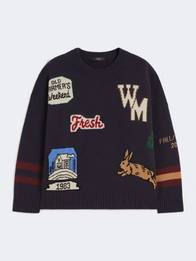 WEEKEND MAX MARA WEEKEND MAX MARA PAVIDI SWEATER NAVY