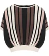 Weekend Max Mara Pegola Multicolored Top In Brown
