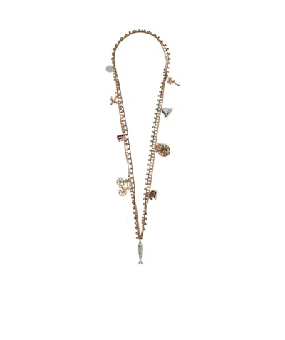 Weekend Max Mara Pendant Necklace In Yellow