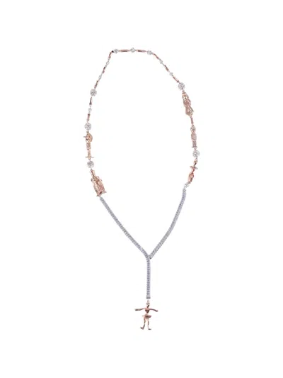 Weekend Max Mara Pendant-detail Necklace In Pink