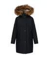 Weekend Max Mara Pera Hooded Down Jacket In Black