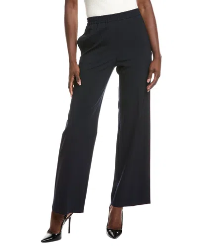 Weekend Max Mara Petra Wool-blend Trouser In Black