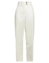 Weekend Max Mara Phantasie By Arthur Arbesser X  Woman Pants Ivory Size 6 Cotton In White