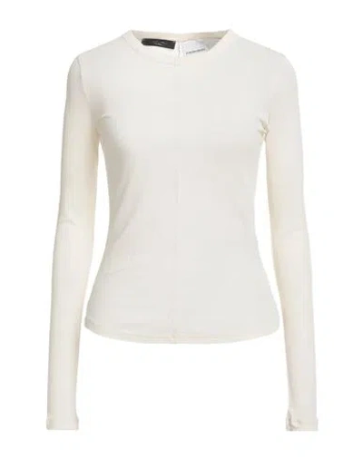 Weekend Max Mara Phantasie By Arthur Arbesser X  Woman T-shirt Ivory Size Xl Cotton In White