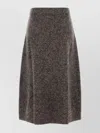 Weekend Max Mara Virgin Wool Knitted Midi Skirt