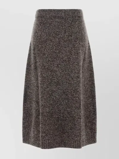 Weekend Max Mara Piega Wool Skirt Elastic Waistband