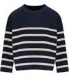 Weekend Max Mara Pinide Navy Blue Cropped Pullover In Blue