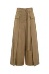 WEEKEND MAX MARA PINIDE TROUSERS IN LINEN AND COTTON