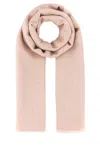 Weekend Max Mara Rauche Embroidered-detail Fringed Scarf In Pink