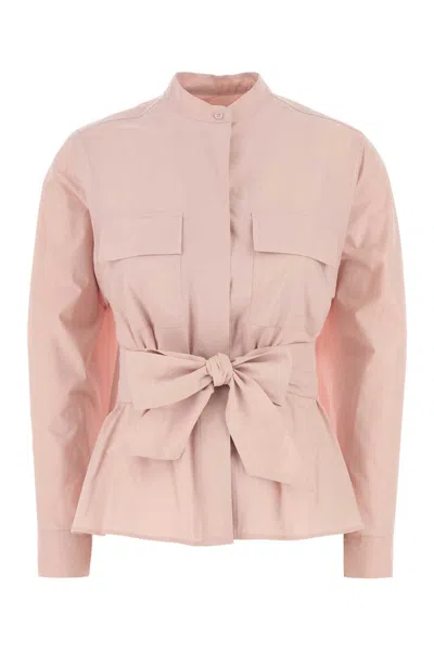 Weekend Max Mara Pink Cotton Artu1234 Blouse In Rosa