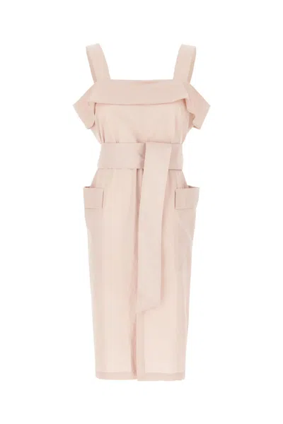 WEEKEND MAX MARA PINK COTTON DRESS