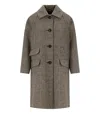 WEEKEND MAX MARA WEEKEND MAX MARA  PITONE BROWN MIDI COAT