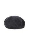 Weekend Max Mara Pitti Melange Grey Beret In Gray