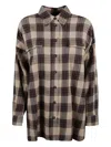 Weekend Max Mara Plaid-pocket Shirt In Multi
