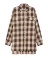 Weekend Max Mara Plaid Shirt In Beige